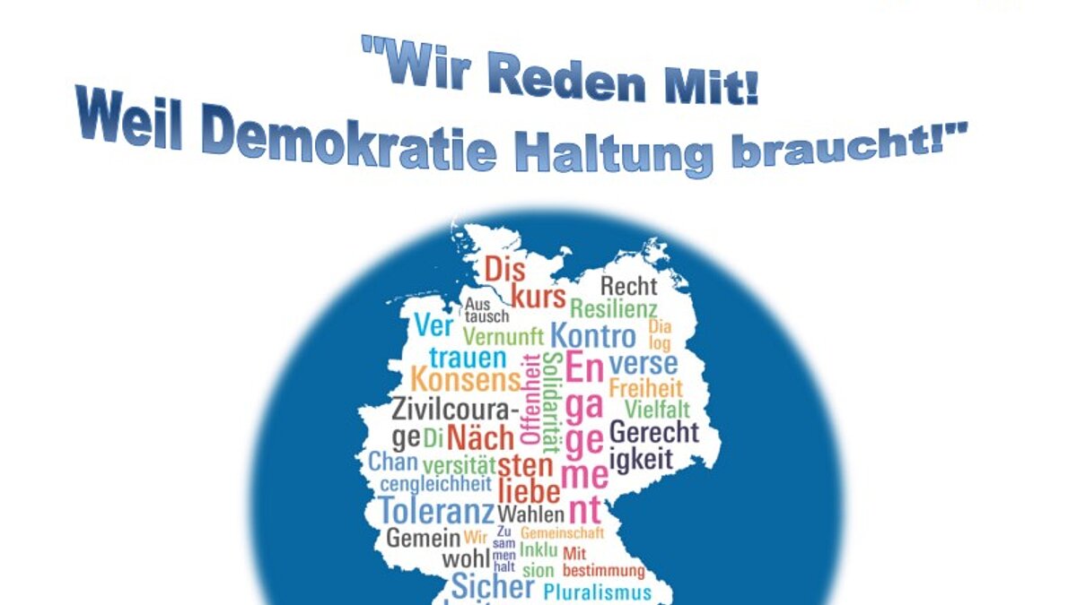 Straßenaktion für Demokratie und Vielfalt